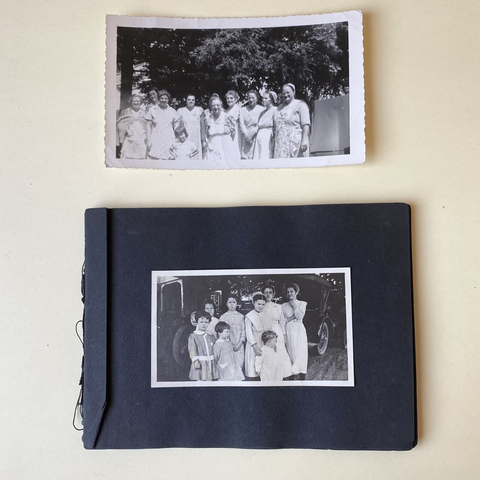 Unbound Photo Album 1920s-1950s Pennsylvania Dutch Amish Hershey Atlantic City Unbound Photo Album 1920s-1950s Pennsylvania Dutch Amish Hershey Atlantic City