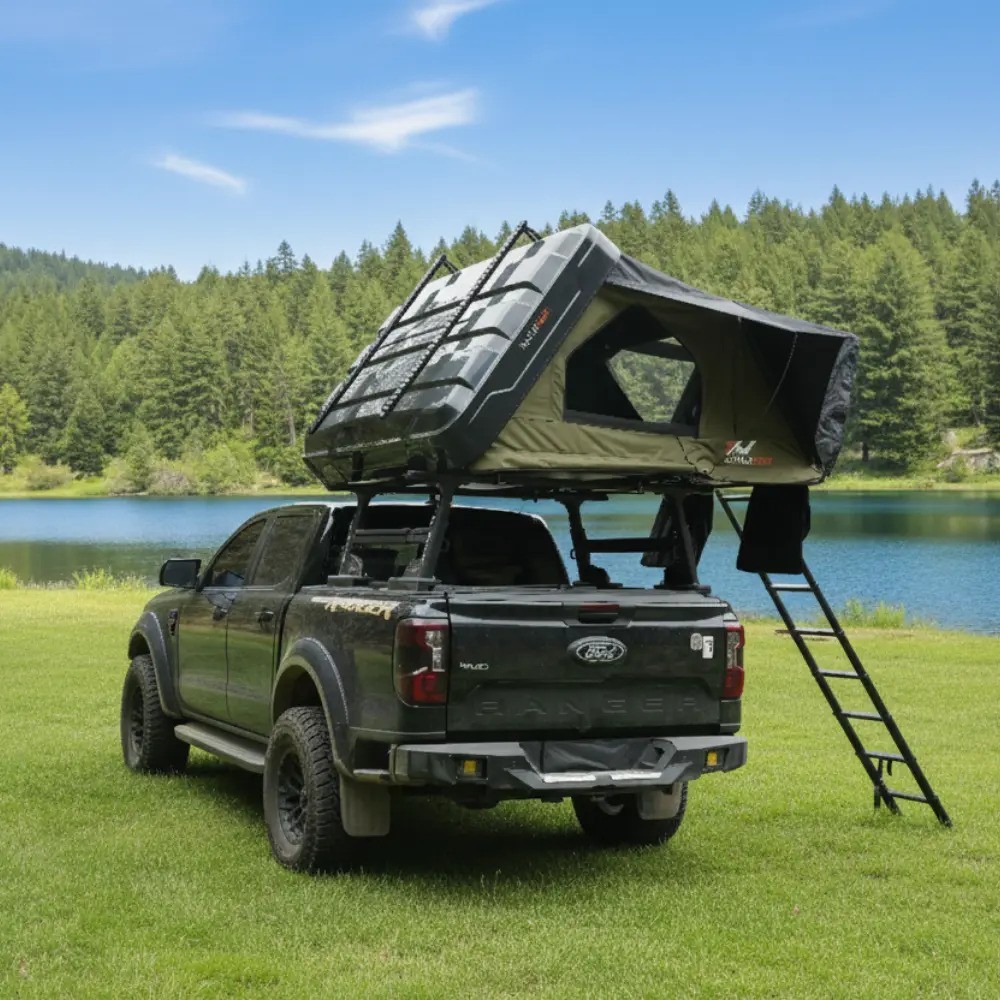Naturnest Rooftop Tent Hardshell w/Stargaze Window for 4 Person-Sirius 1 Plus XL