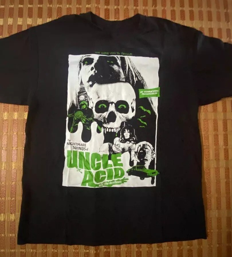 Uncle Acid And The Deadbeats Band Concert Cotton Shirt Full Size Unisex