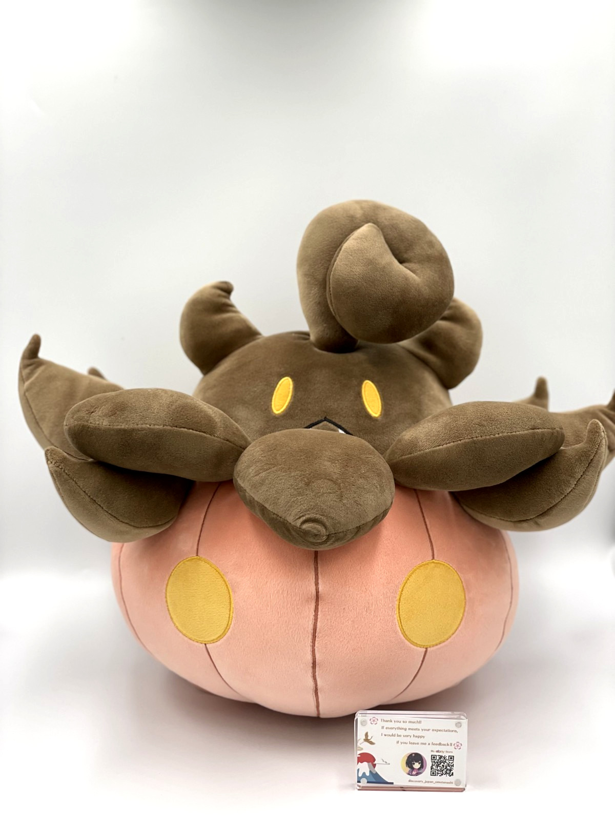 Pokemon Motchiri-chi Pumpkaboo Big Plush Mochi Soft Doll Japan Limited NEW