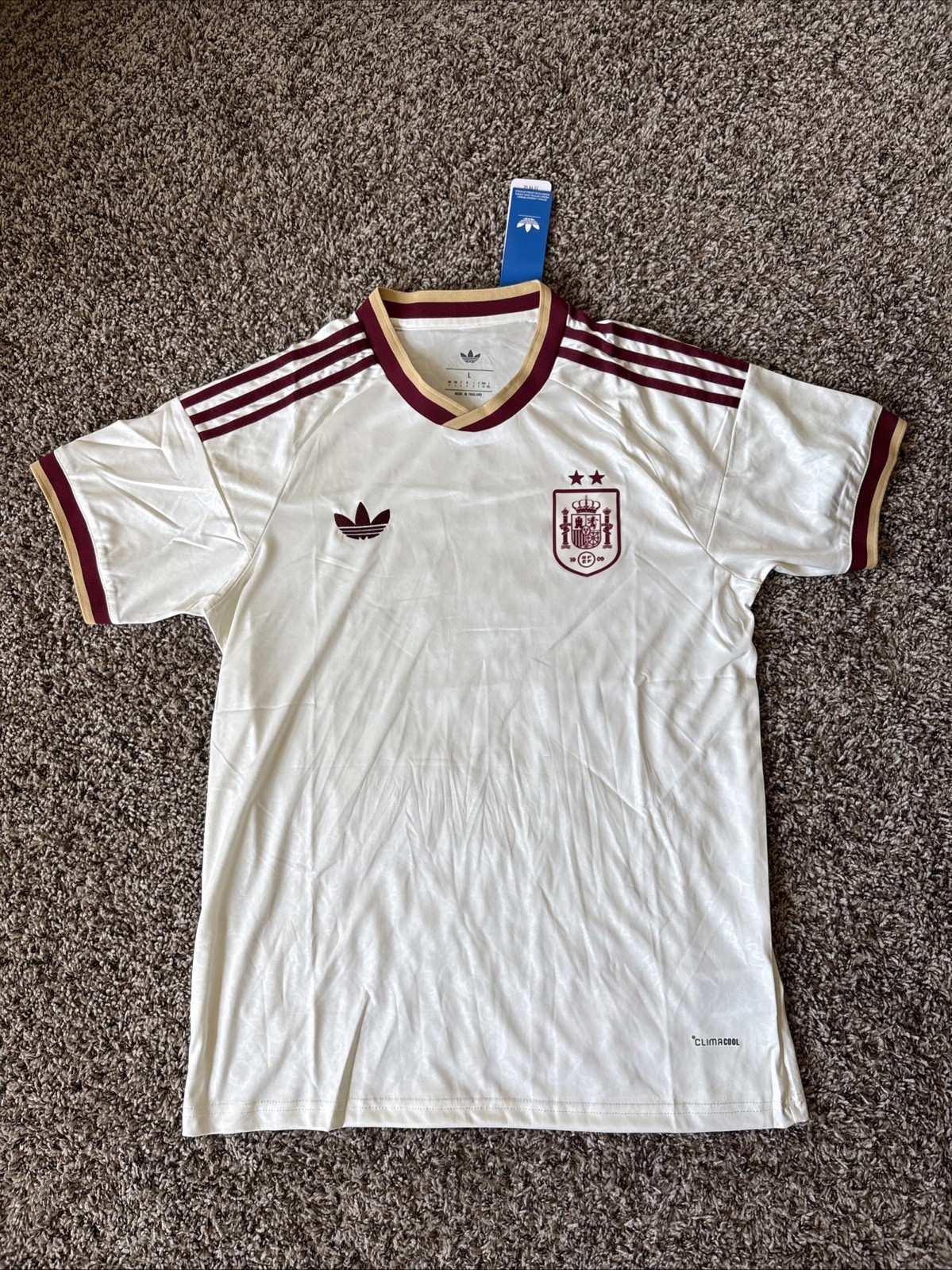 Adidas World Cup Spain Away Jersey Size L NEW Adidas World Cup Spain Away Jersey Size L NEW