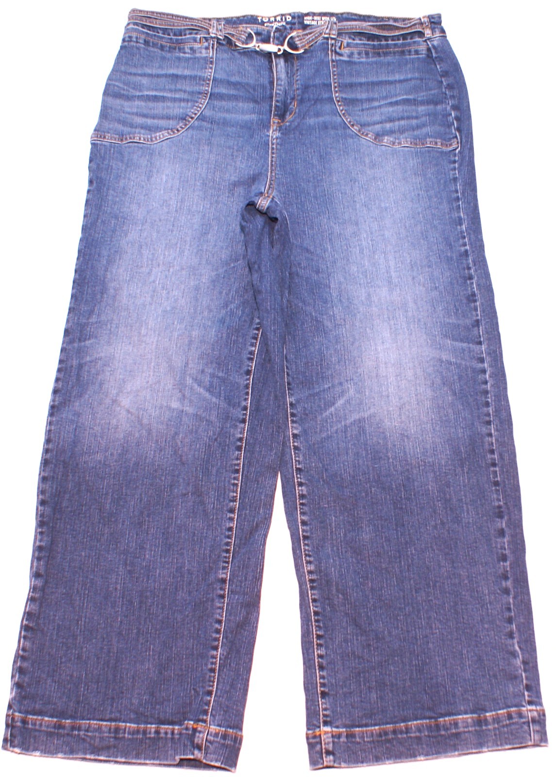 Torrid High Rise Wide Leg Jeans Women’s 16 R Vintage Stretch Blue Denim (38X29)