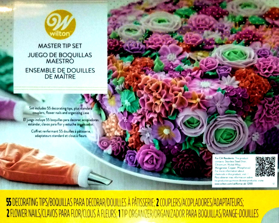 Wilton\'s 55 Piece Master Tip Cake Cupcake Brownie Decorating Set~Buy@$29.99