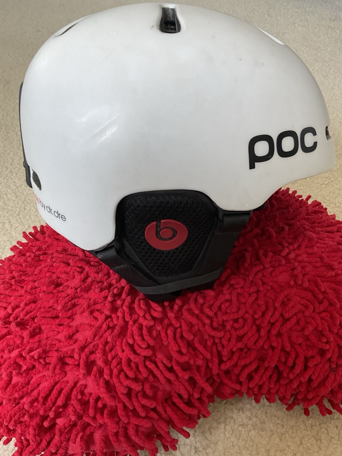 Rare POC Fornix Communication Ski Helmet with Beats By Dr. Dre Headphones