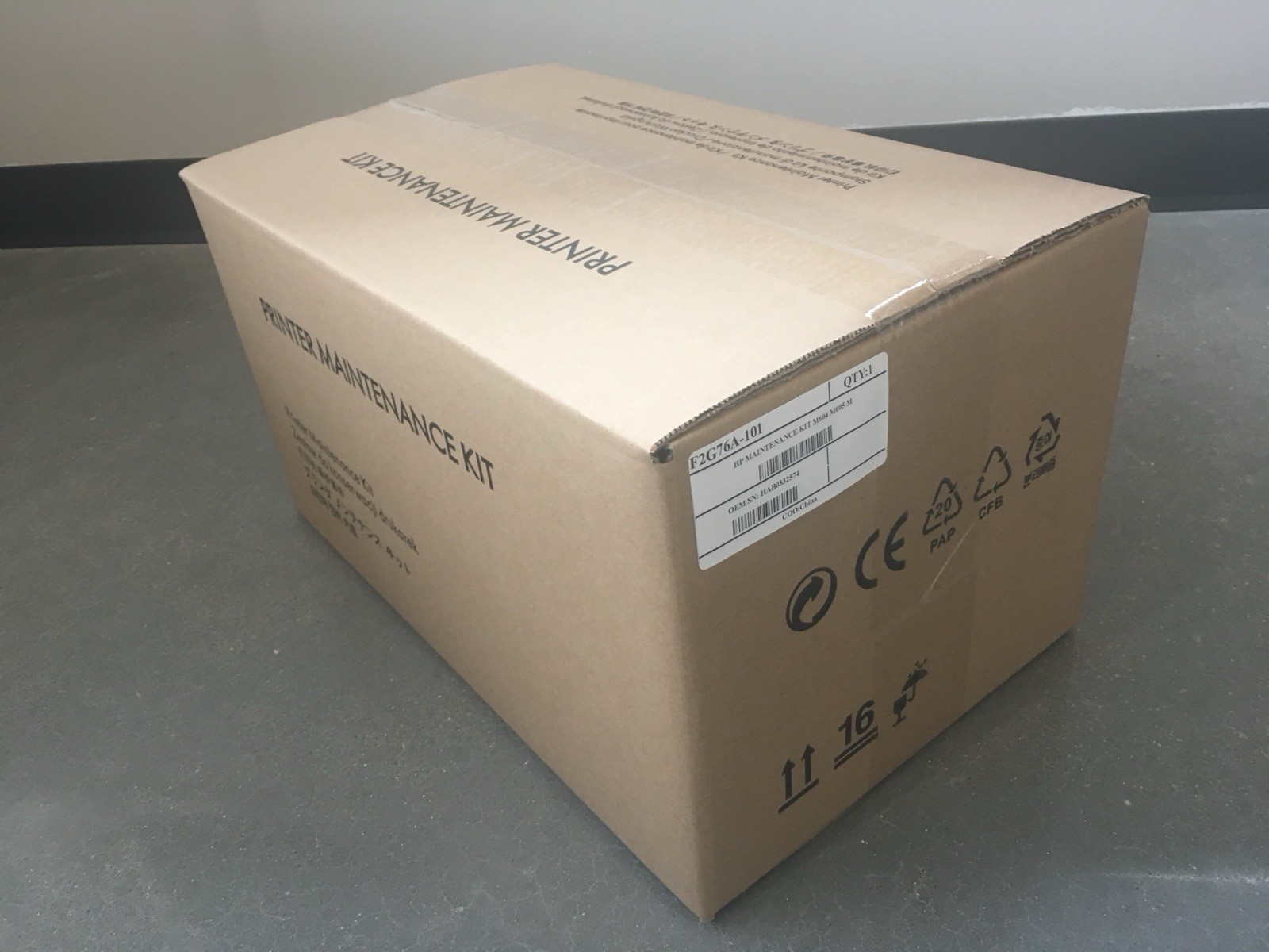HP LaserJet 110V Maintenance Kit (F2G76A) HP LaserJet 110V Maintenance Kit (F2G76A)