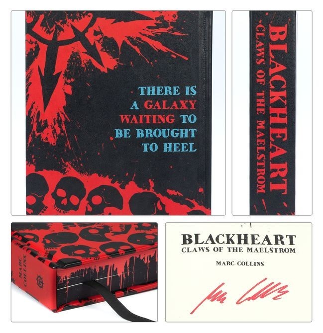 BLACKHEART: CLAWS OF THE MAELSTROM Special Edition Marc Collins Black Library 