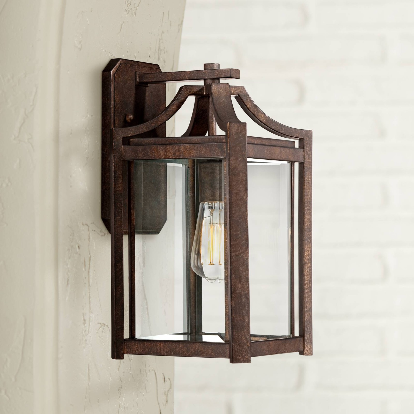 Rockford Rustic Farmhouse Outdoor Wall Light Fixture Bronze 16 1/4 Rockford Rustic Farmhouse Outdoor Wall Light Fixture Bronze 16 1/4
