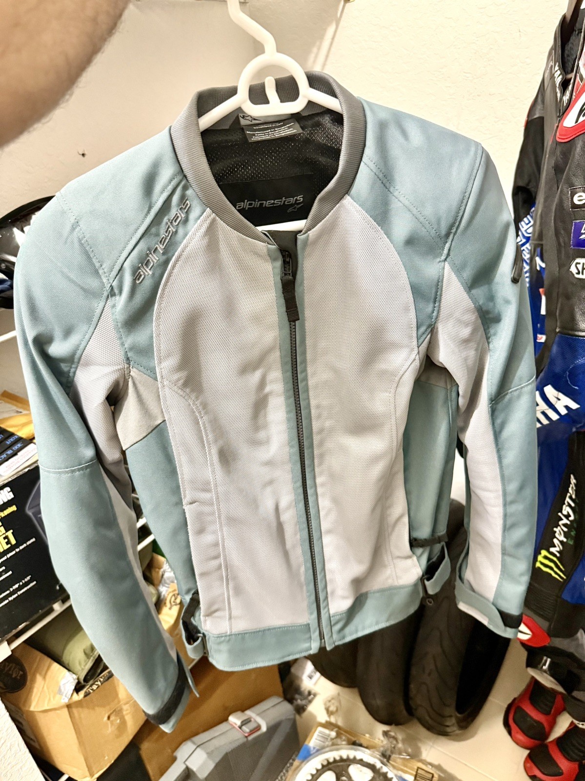Alpinestars Women's Stella Eloise v2 Air Jacket - Silver/Gray | Small