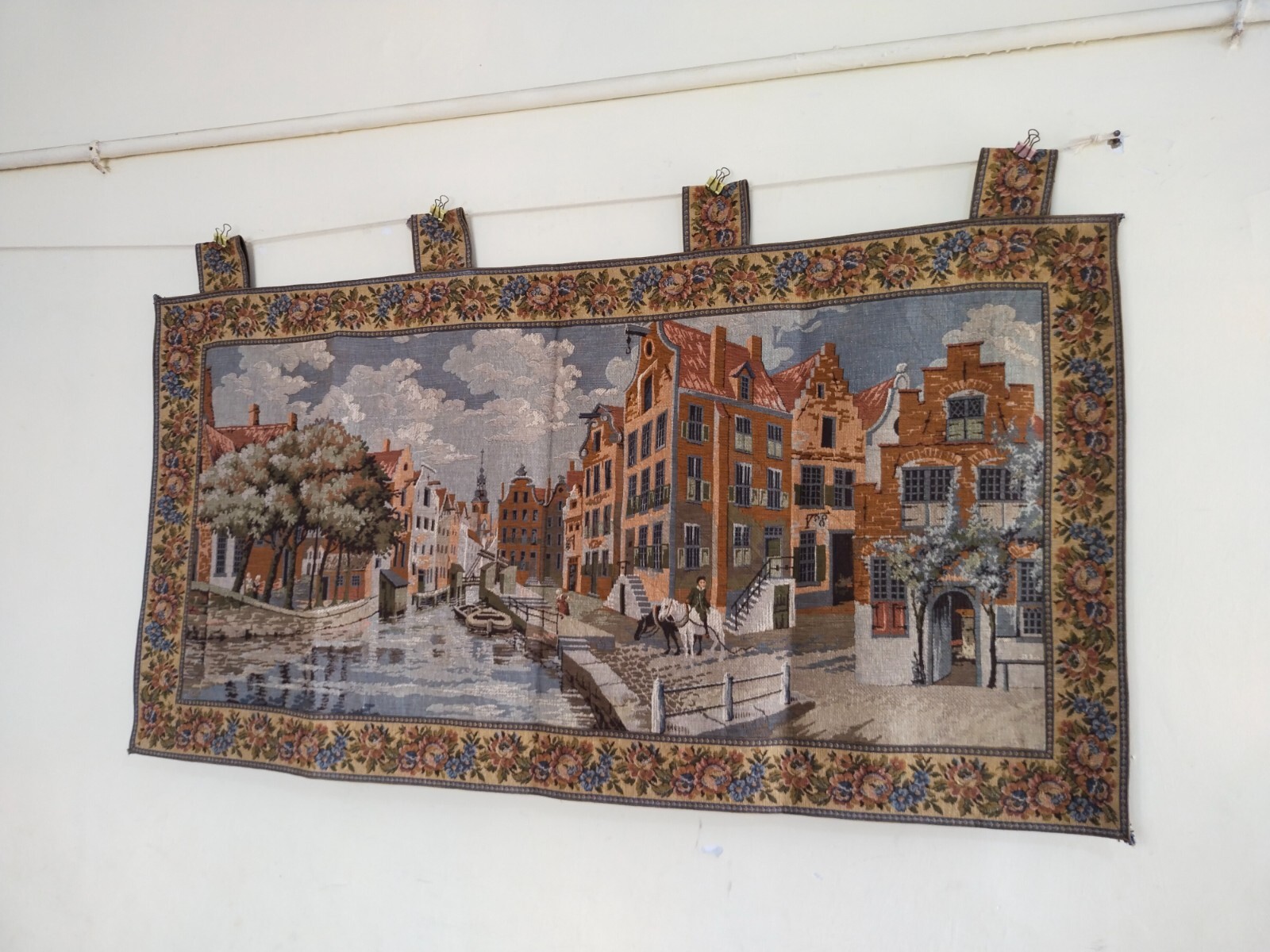 Fabulous vintage french Aubusson style tapestry hanging tapestries home decor Fabulous vintage french Aubusson style tapestry hanging tapestries home decor