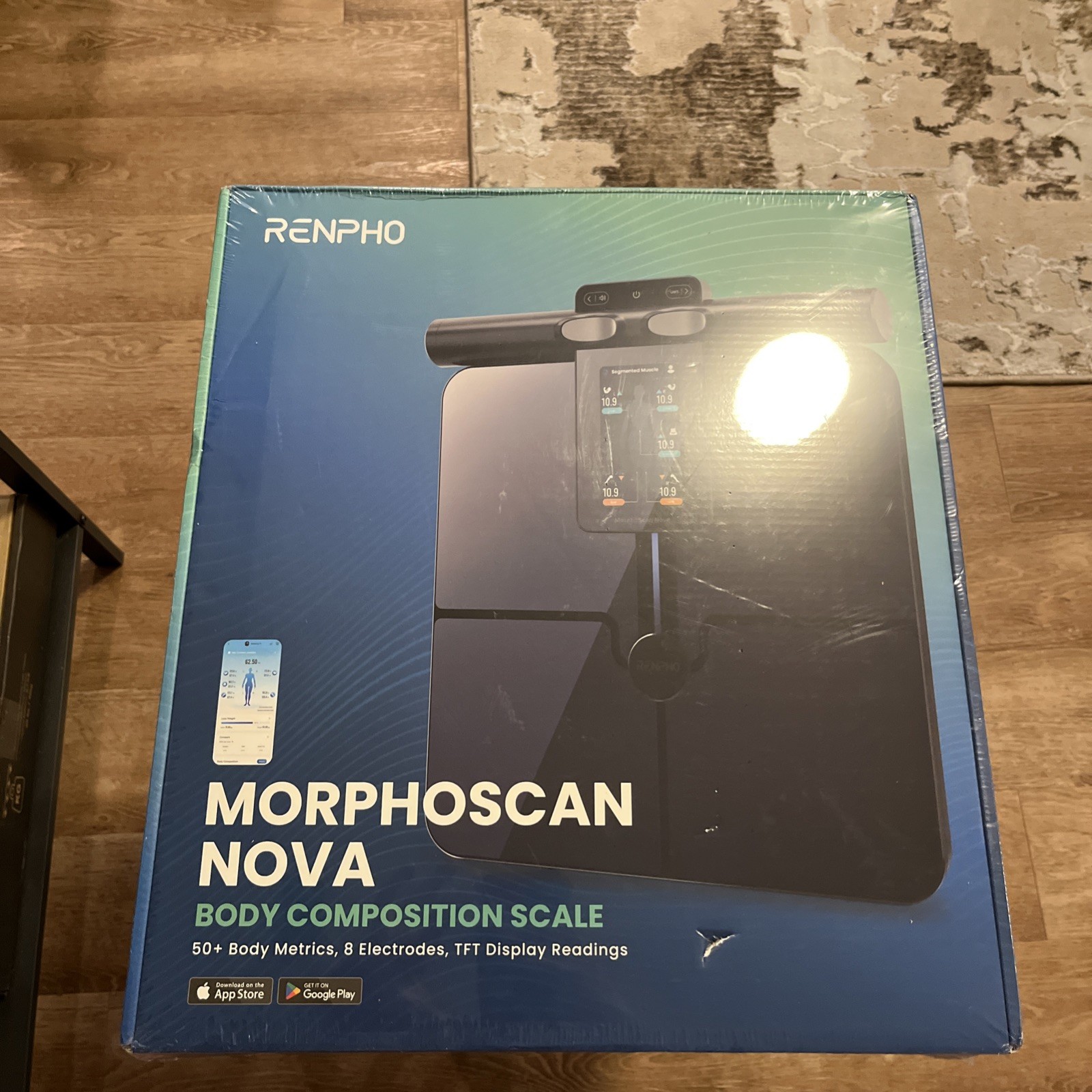 RENPHO MorphoScan Nova 8-Electrode Smart Scale 50+ Metrics Rechargeable NEW 🆕