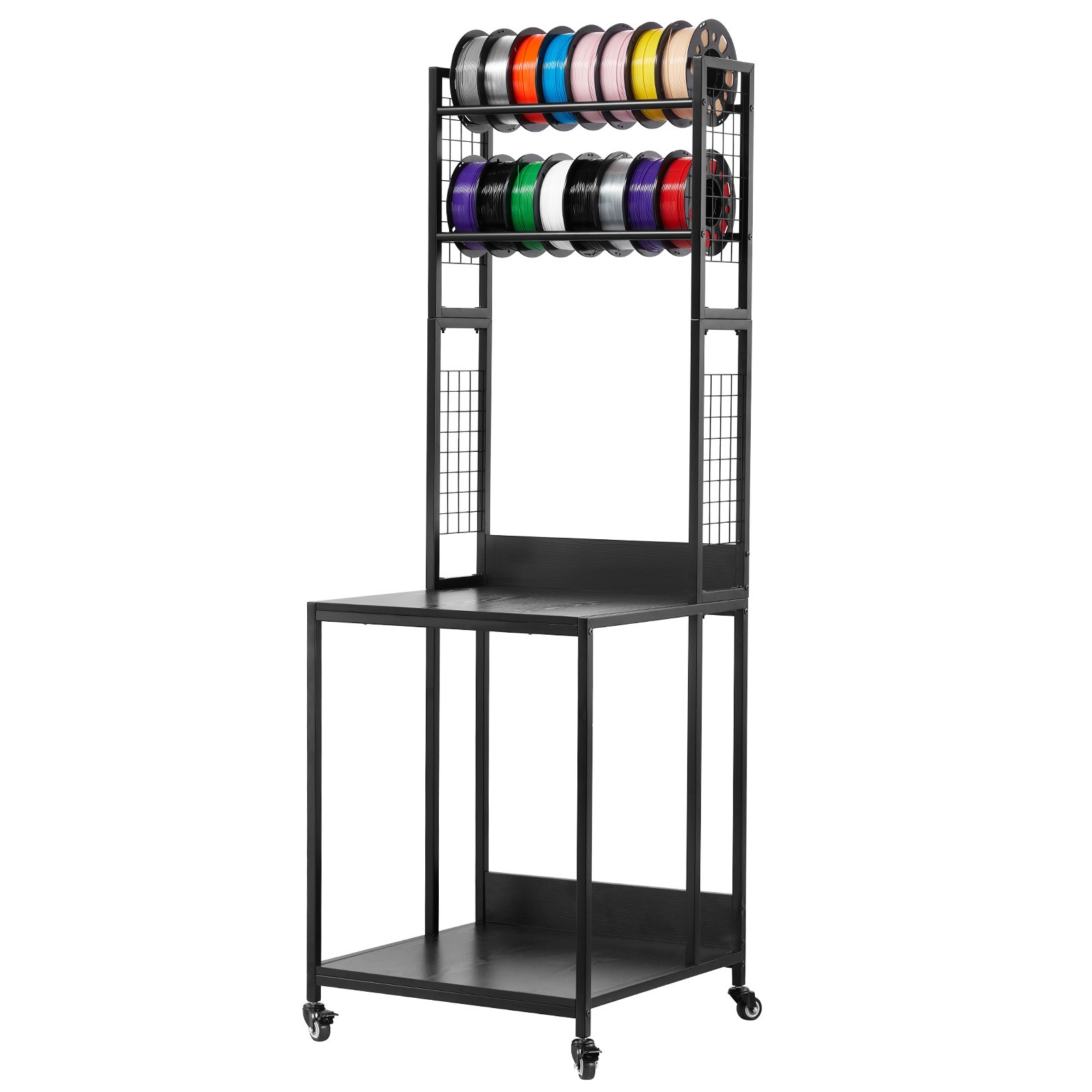 Uimoso 4-Tier 3D Printer Filament Organizer with Storage Rack