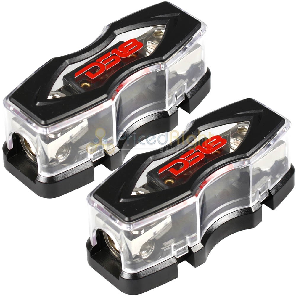 2 Pack DS18 0 4 Gauge ANL Fuse Holder with 200 Amp ANL Fuse FHSANL200A