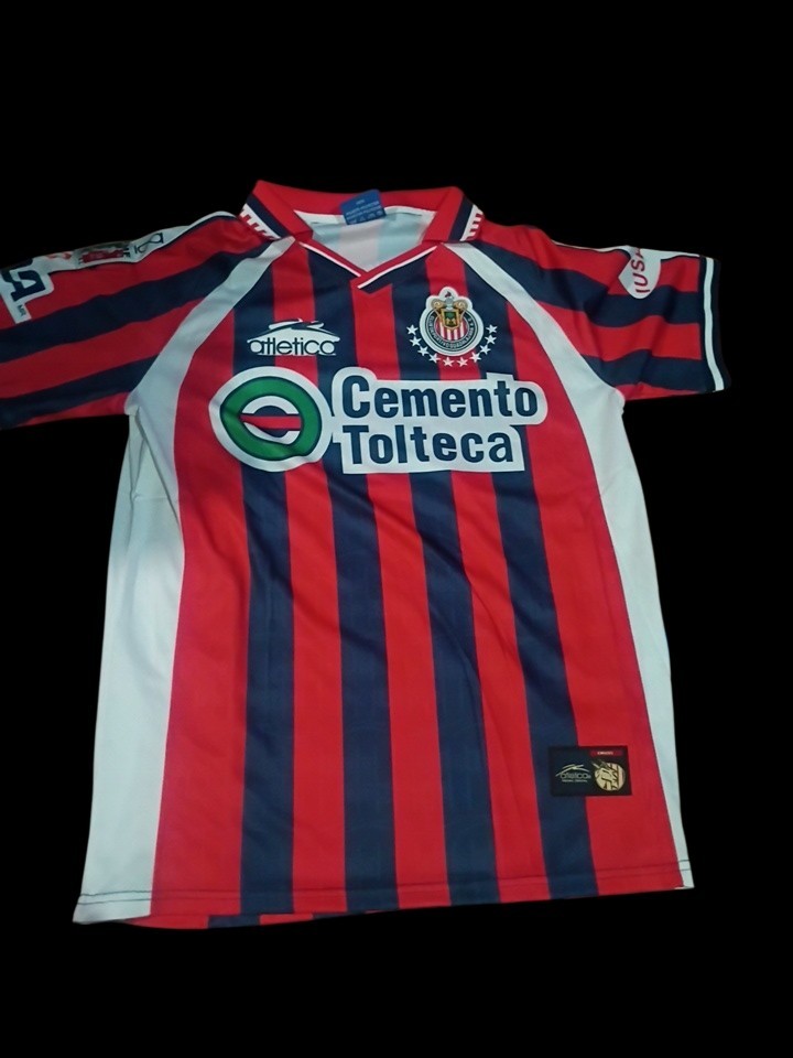 CLUB DEPORTIVO GAUDALAJARA A.C. ATLETICA RARE SOCCER JERSEY SIZE X- LARGE NWT CLUB DEPORTIVO GAUDALAJARA A.C. ATLETICA RARE SOCCER JERSEY SIZE X- LARGE NWT