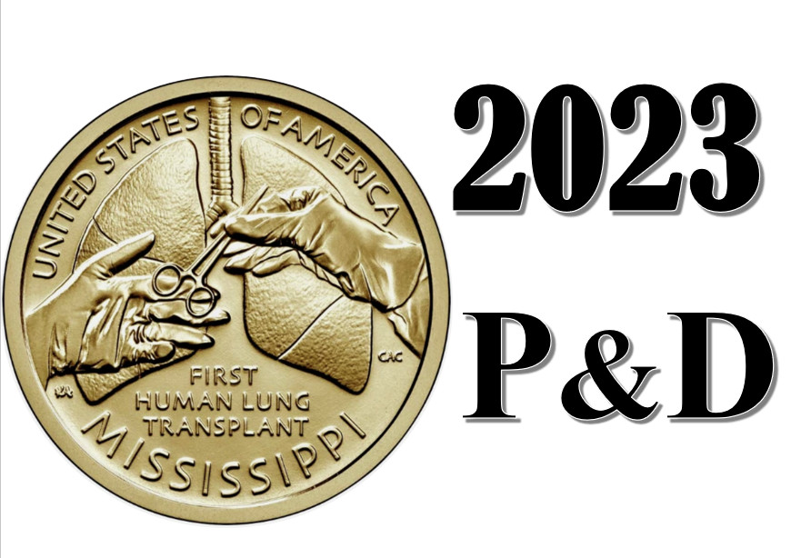 2023 P & D American Innovation $1 - Mississippi - US Mint - UNC - 2 coin 2023 P & D American Innovation $1 - Mississippi - US Mint - UNC - 2 coin