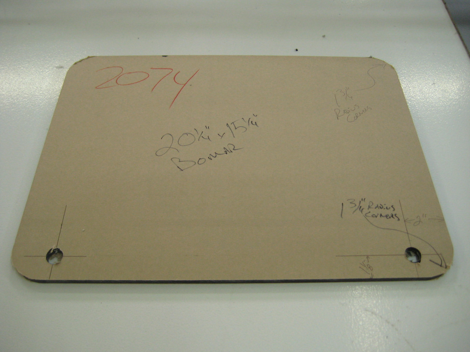Bomar replacement hatch lens New 20 1/4\