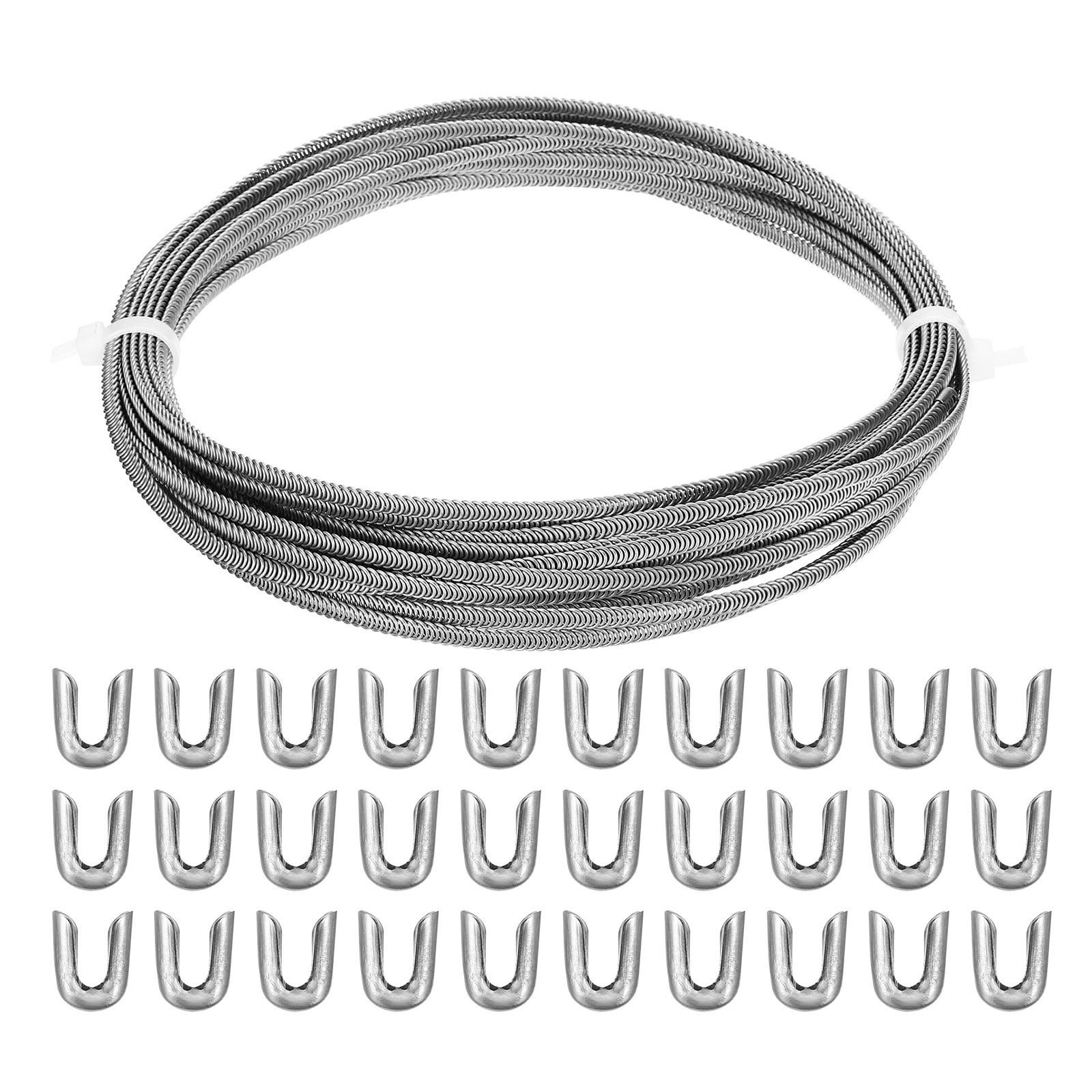 33 Feet 304 Stainless Corset Boning Spiral Steel Metal Boning for Corset Making 33 Feet 304 Stainless Corset Boning Spiral Steel Metal Boning for Corset Making