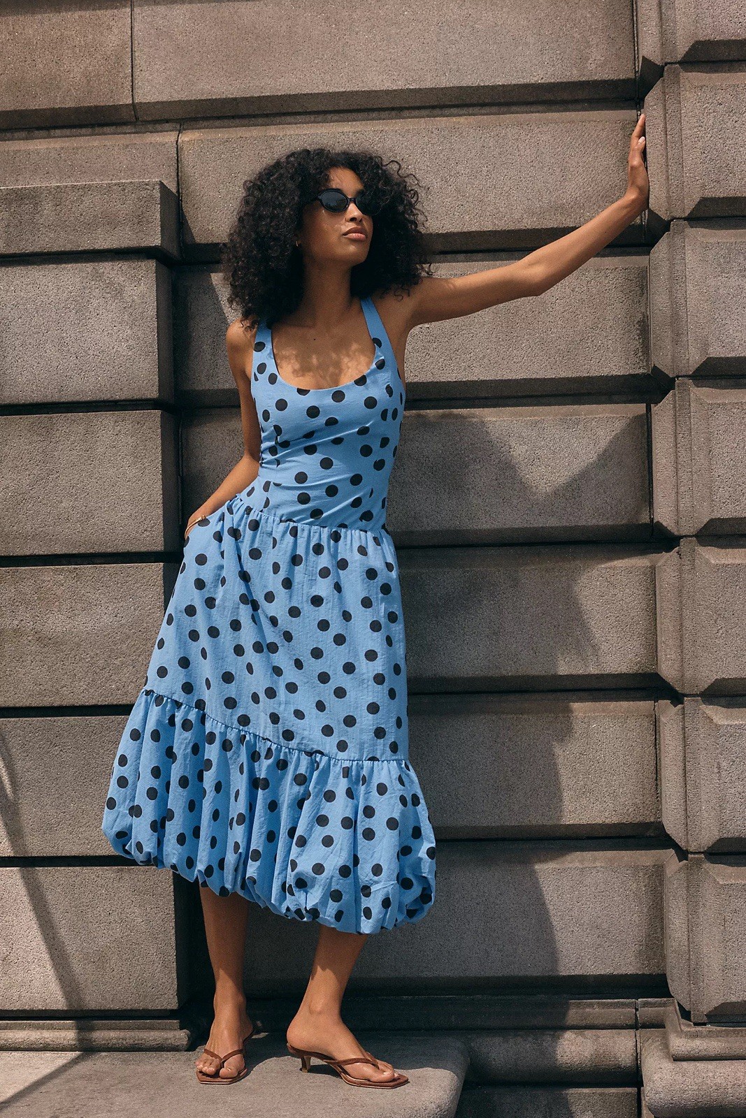 Maeve by Anthropologie Drop-Waist Midi Dress MSRP $178 NWOT SIZE S