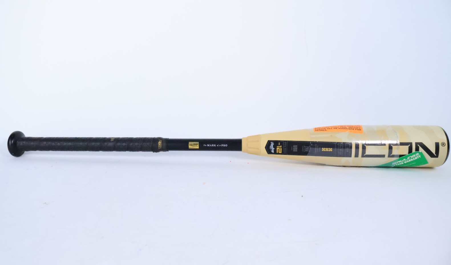 Rawlings Icon -12 USA Baseball Bat 28in /16oz 2 5/8 New Read #84 Rawlings Icon -12 USA Baseball Bat 28in /16oz 2 5/8 New Read #84