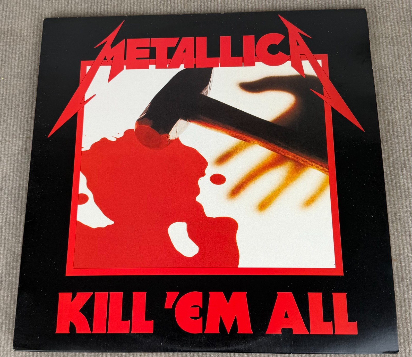 Metallica Kill \'Em All 2008 Warner Bros Remastered Vinyl LP w/ Insert