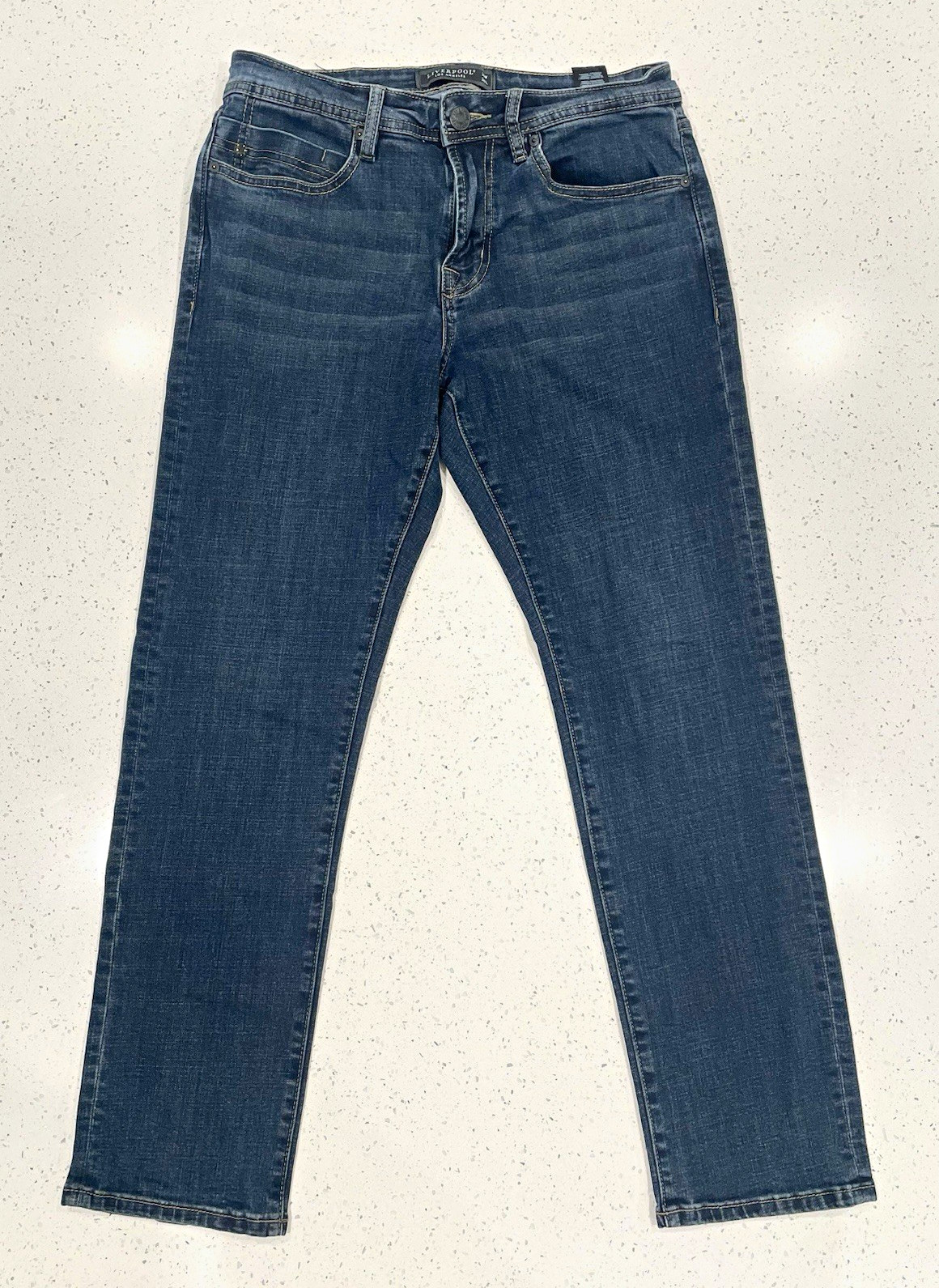 Liverpool Los Angeles Women’s Straight Slim Stretch Denim Jeans Blue 31