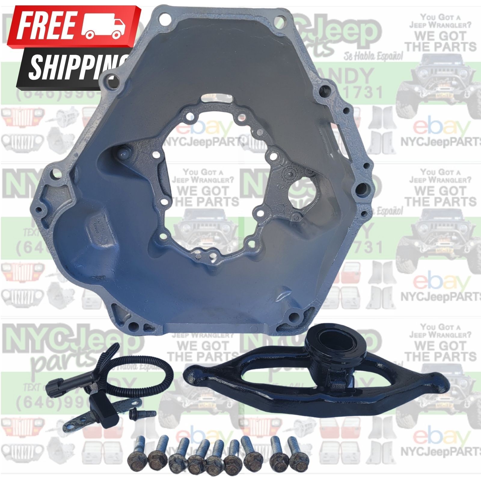 4CYL AX5 97-02 Jeep Wrangler TJ OEM 2.5 External Slave BELL HOUSING Fork SET
