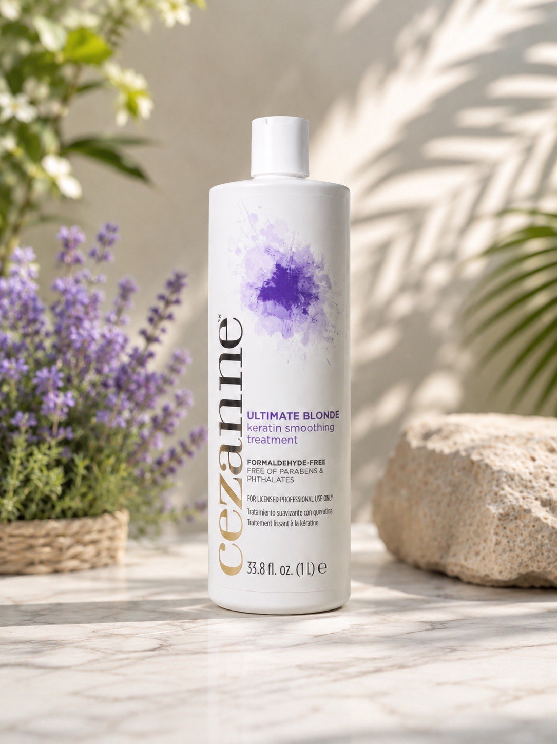 Cezanne Ultimate Blonde Keratin Smoothing Treatment 33oz Formaldehyde-Free Cezanne Ultimate Blonde Keratin Smoothing Treatment 33oz Formaldehyde-Free