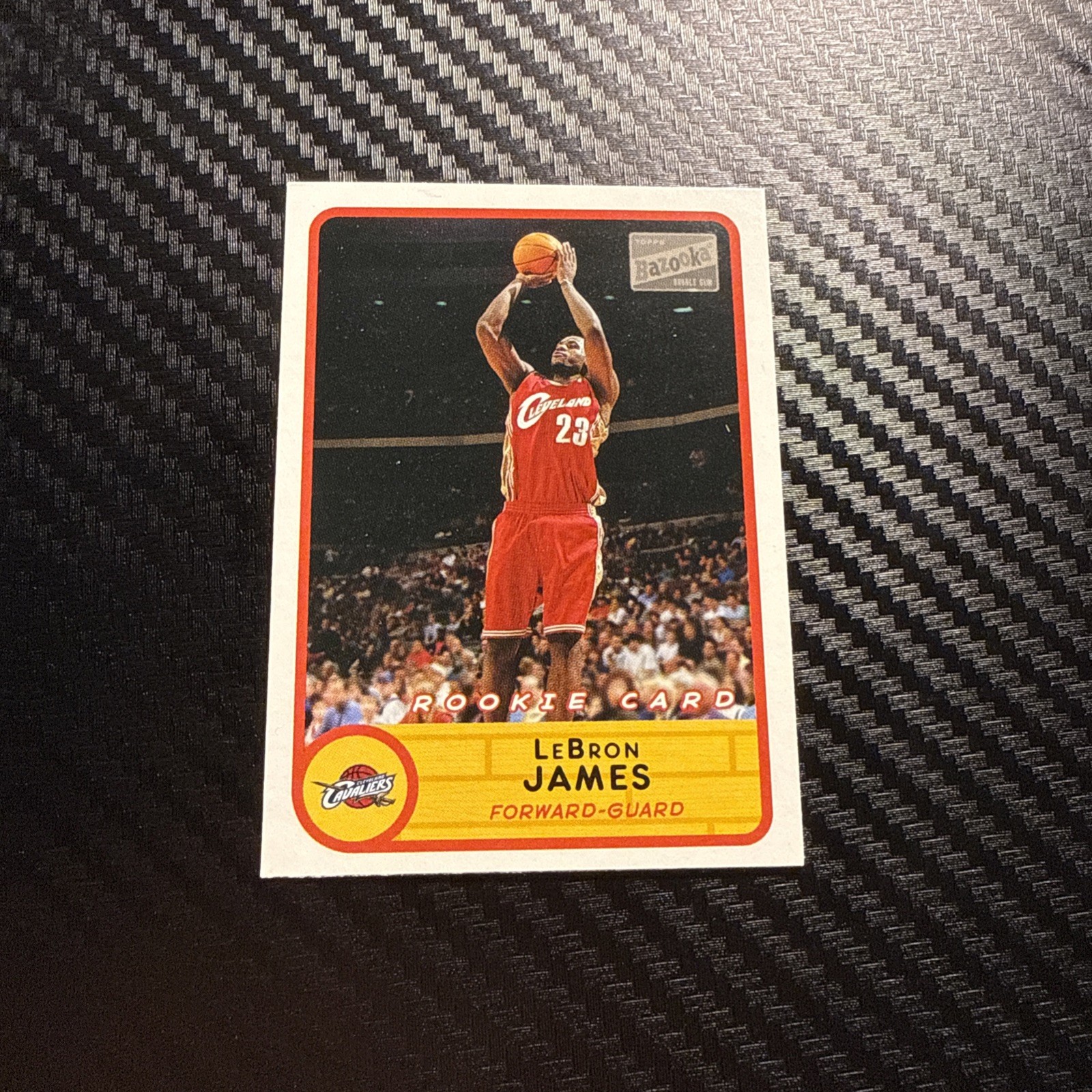 2003-04 Bazooka - LeBron James #223 Red Jersey (RC)