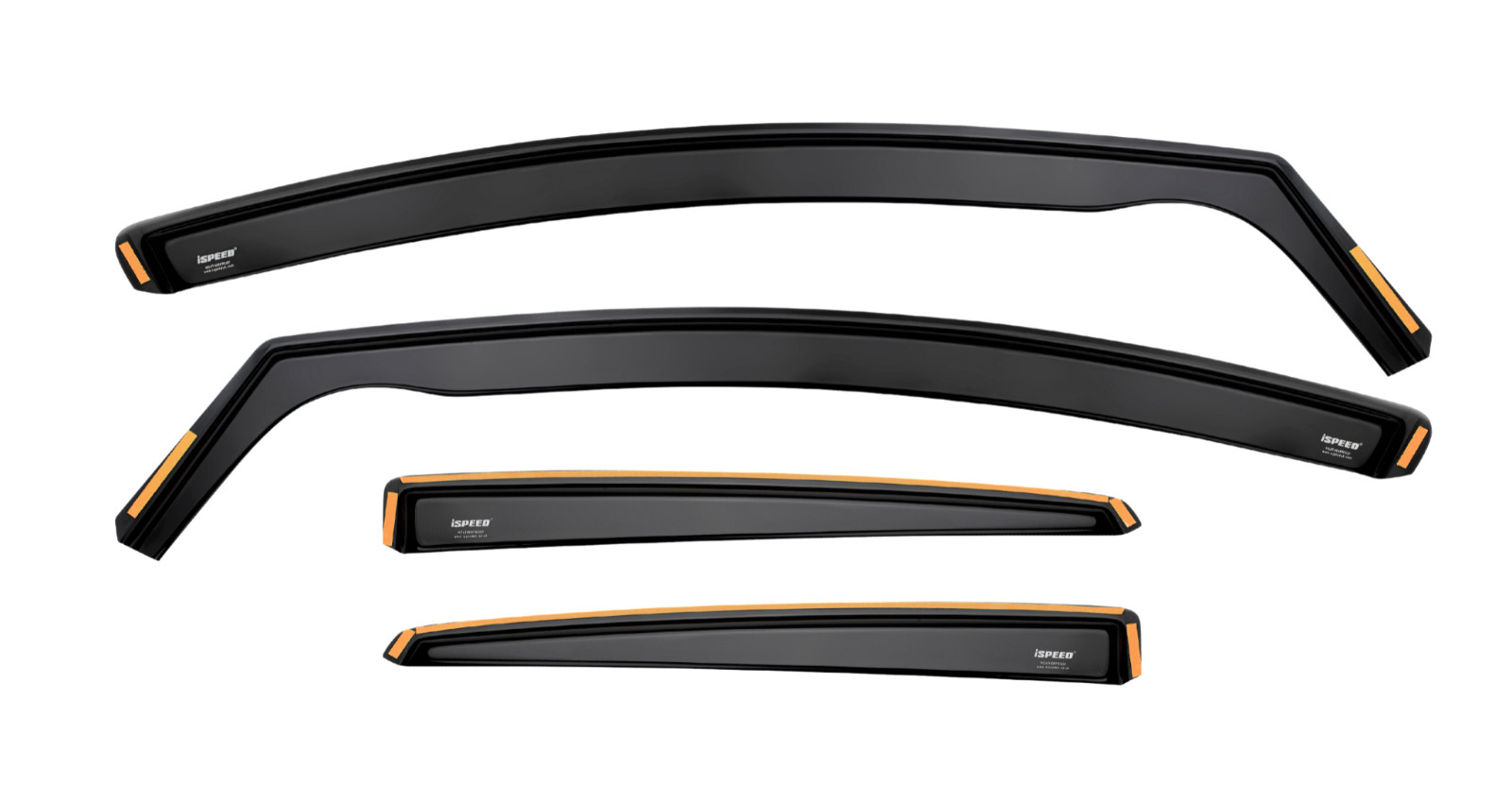 ISPEED Wind Deflectors for KIA Picanto MK3 2017-2026 5-Door Hatchback Visors