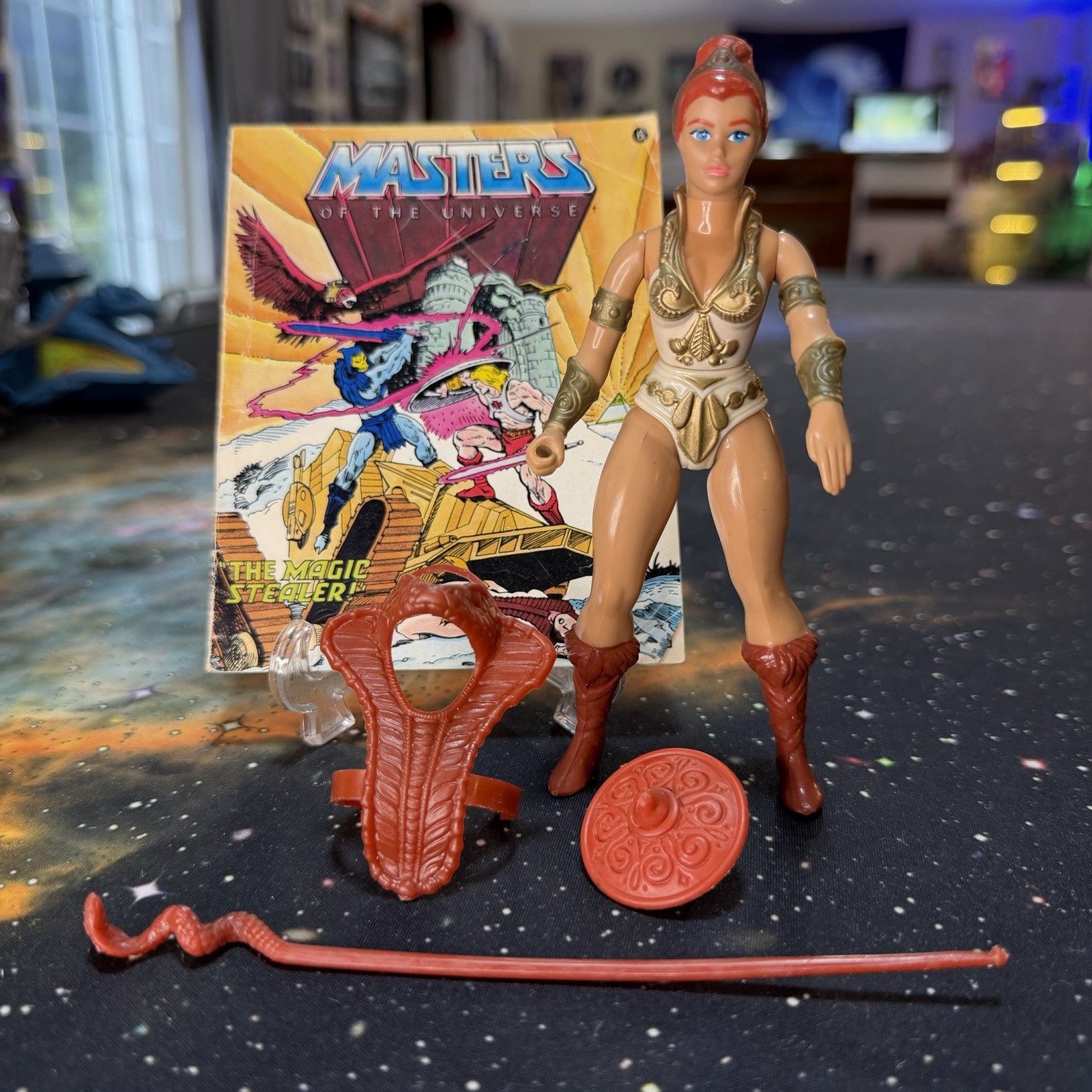 TEELA 100% Complete BEAUTIFUL Vintage MOTU Masters Of The Universe He-Man Figure