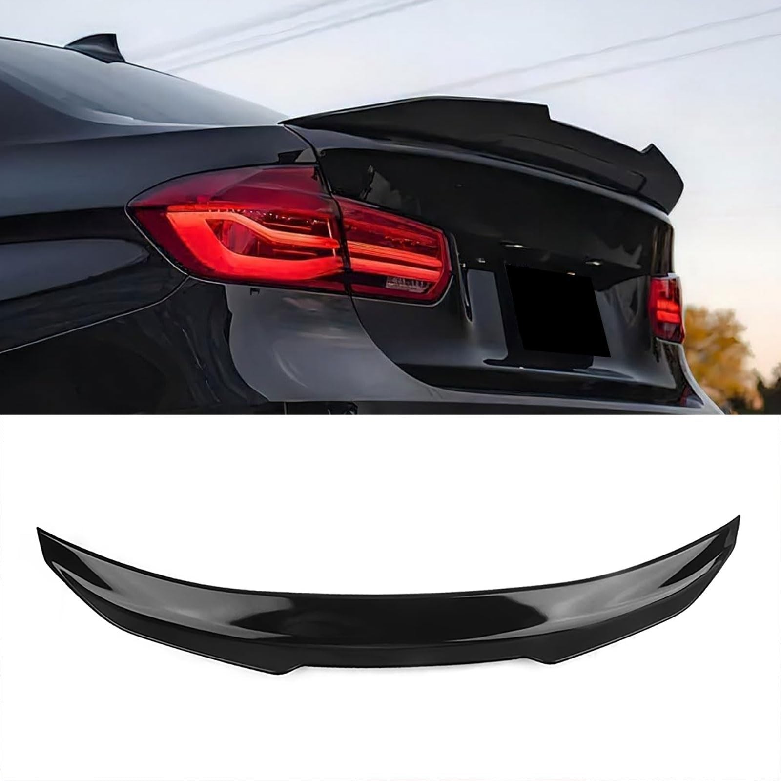 F30 Trunk Spoiler for 2012-2018 BMW 3 Series & 2014-2019 M3 Sedan - Stylish Upgr F30 Trunk Spoiler for 2012-2018 BMW 3 Series & 2014-2019 M3 Sedan - Stylish Upgr