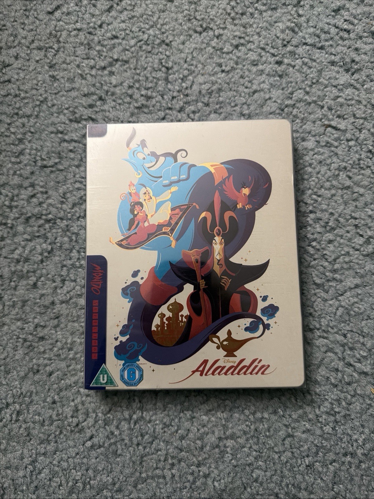 DISNEY ALADDIN MONDO #35 Zavvi Exclusive Limited STEELBOOK SLIPCOVER