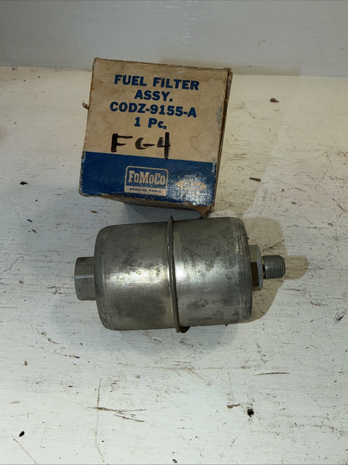 60 THUNDERBIRD FALCON 60-68 LINCOLN NOS FORD C0DZ-9155-A FUEL FILTER ASSEMBLY 60 THUNDERBIRD FALCON 60-68 LINCOLN NOS FORD C0DZ-9155-A FUEL FILTER ASSEMBLY