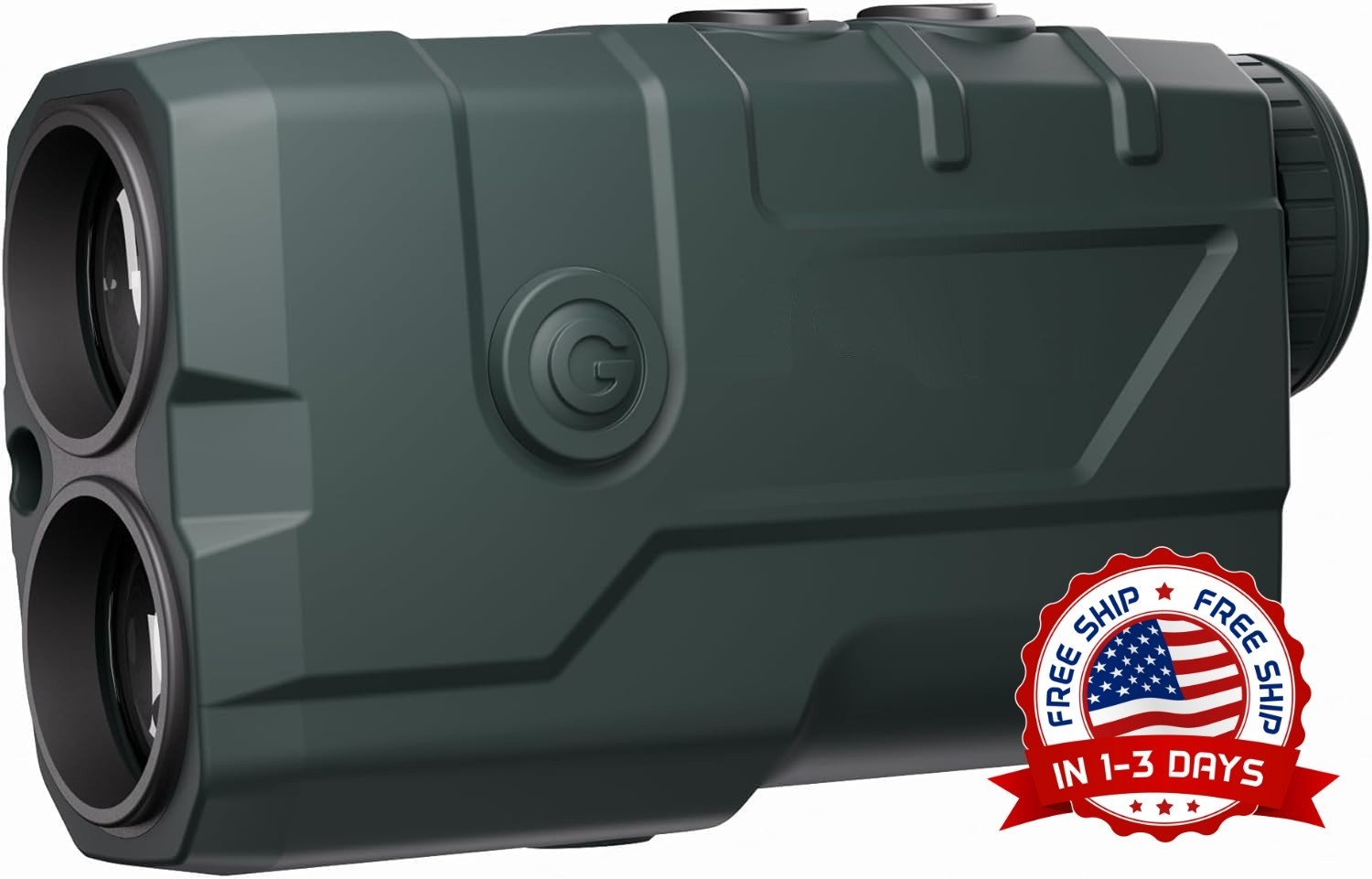 Telémetro de caza: telémetro láser de 1200 yardas para caza y golf, Recargable Telémetro de caza: telémetro láser de 1200 yardas para caza y golf, Recargable