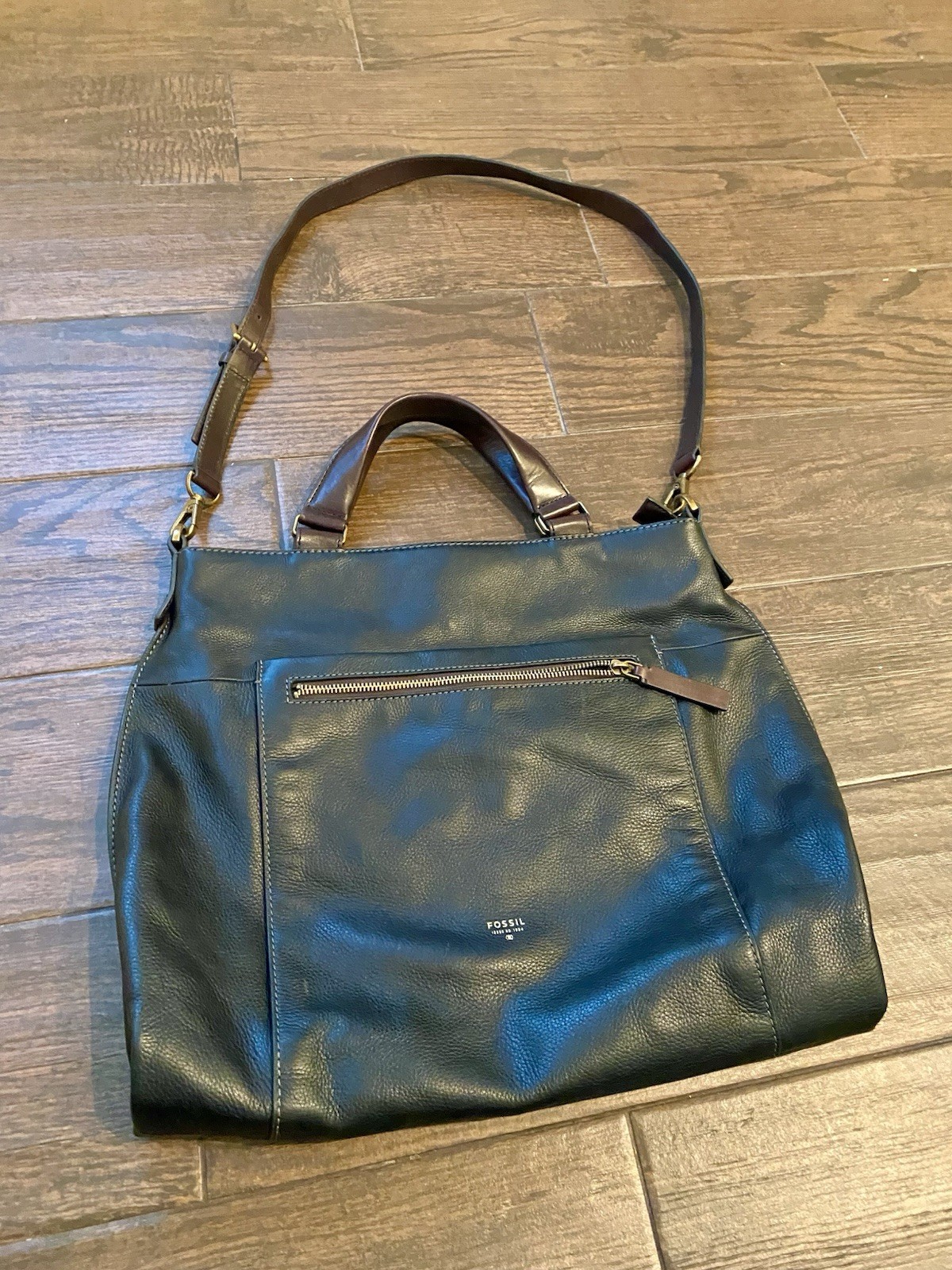 Fossil Vickery Leather Hobo Bag
