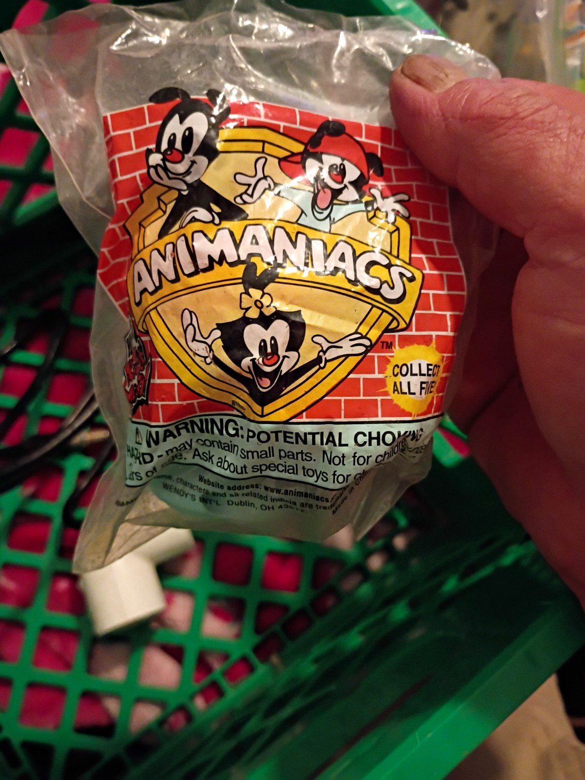 Wendy's Animaniacs Kids Meal Toys Mixed Lot Vintage 1989 Age 3-4 Years