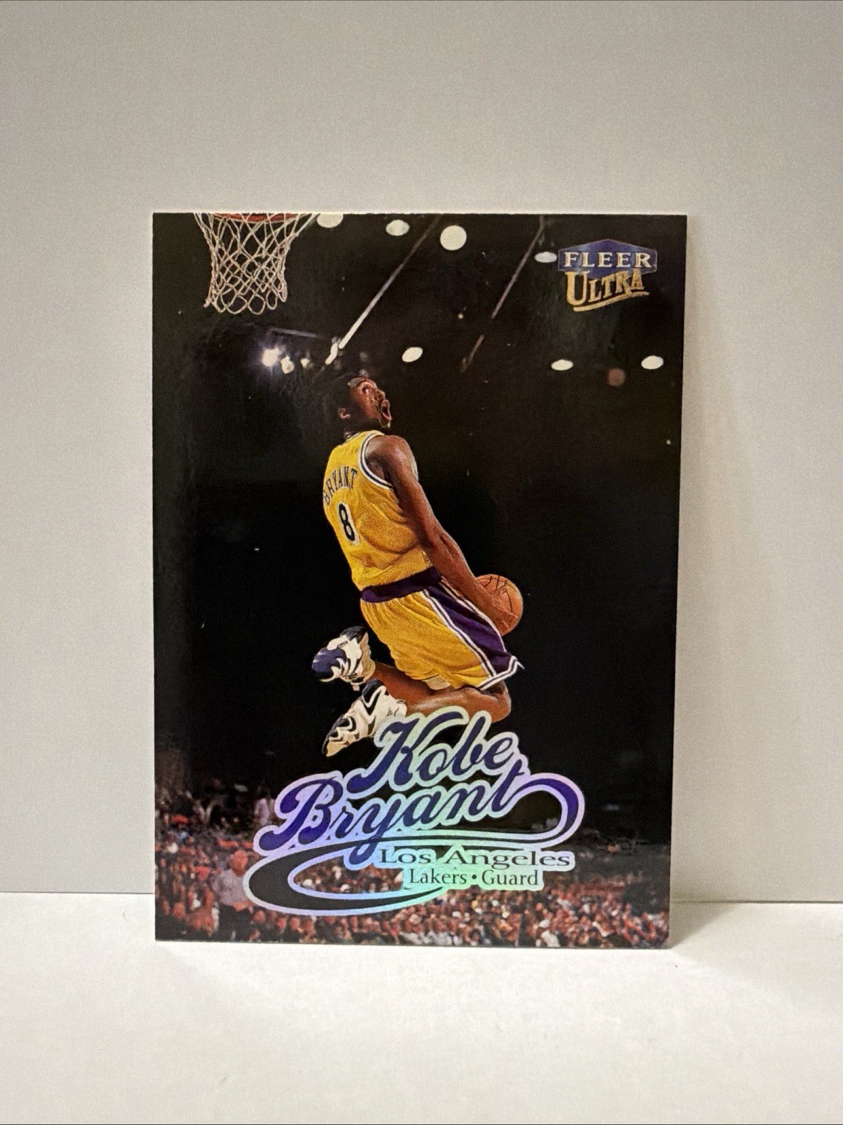 Fleer Ultra 1998-99 Kobe Bryant Career Highlights #61 Los Angeles Lakers Card Fleer Ultra 1998-99 Kobe Bryant Career Highlights #61 Los Angeles Lakers Card