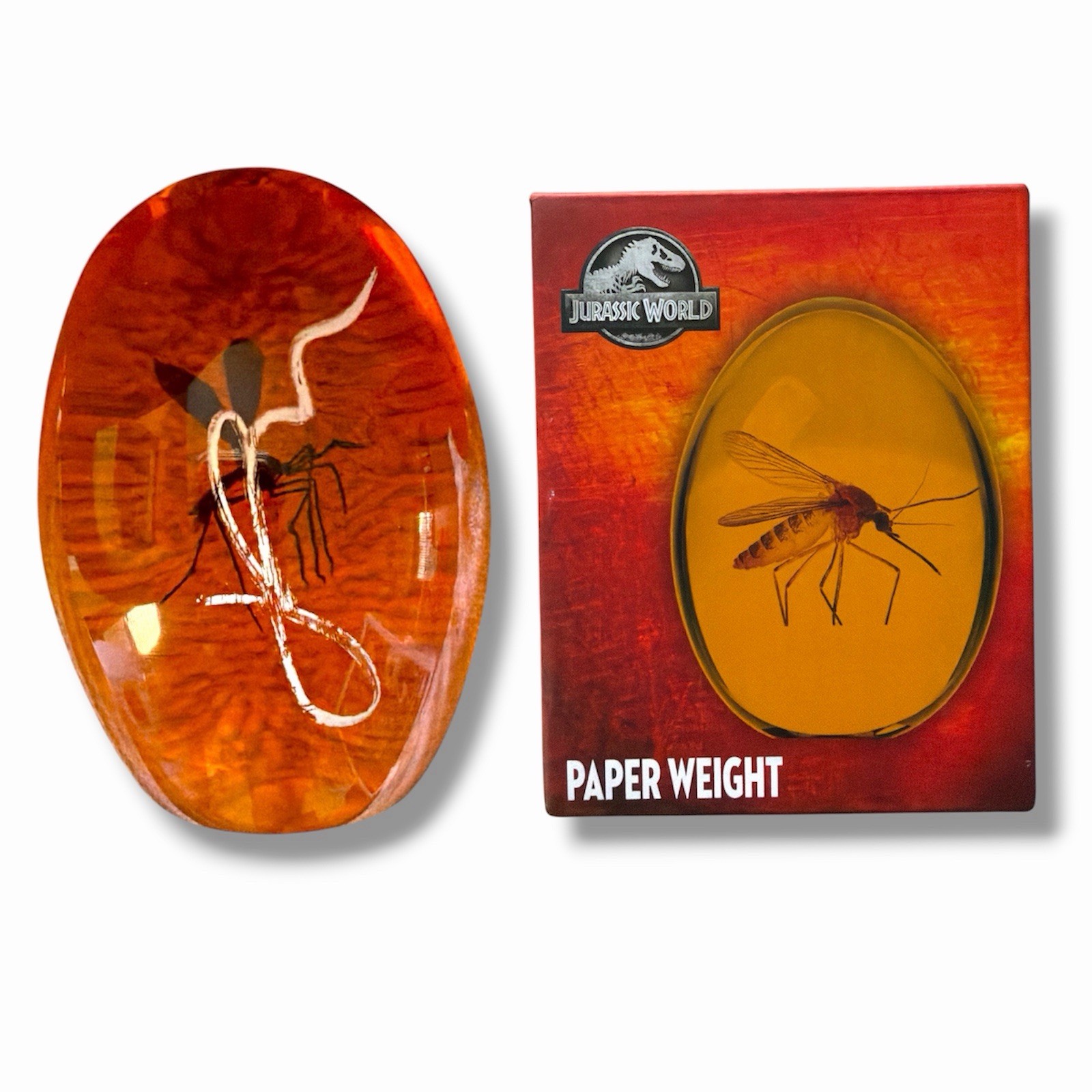 Jeff Goldblum Signed Autographed Jurassic Park World Mosquito Paper Weight Prop Jeff Goldblum Signed Autographed Jurassic Park World Mosquito Paper Weight Prop