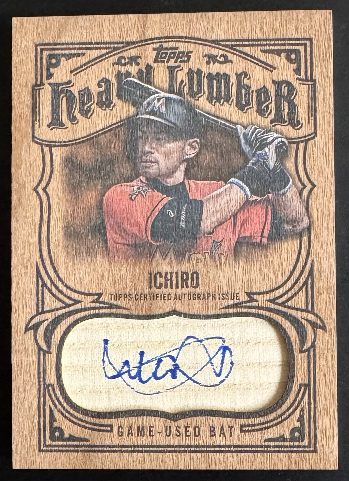 Ichiro Auto 2026 Topps Series 1 Heavy Lumber Baseball Autograph Relic HLAR-ICH