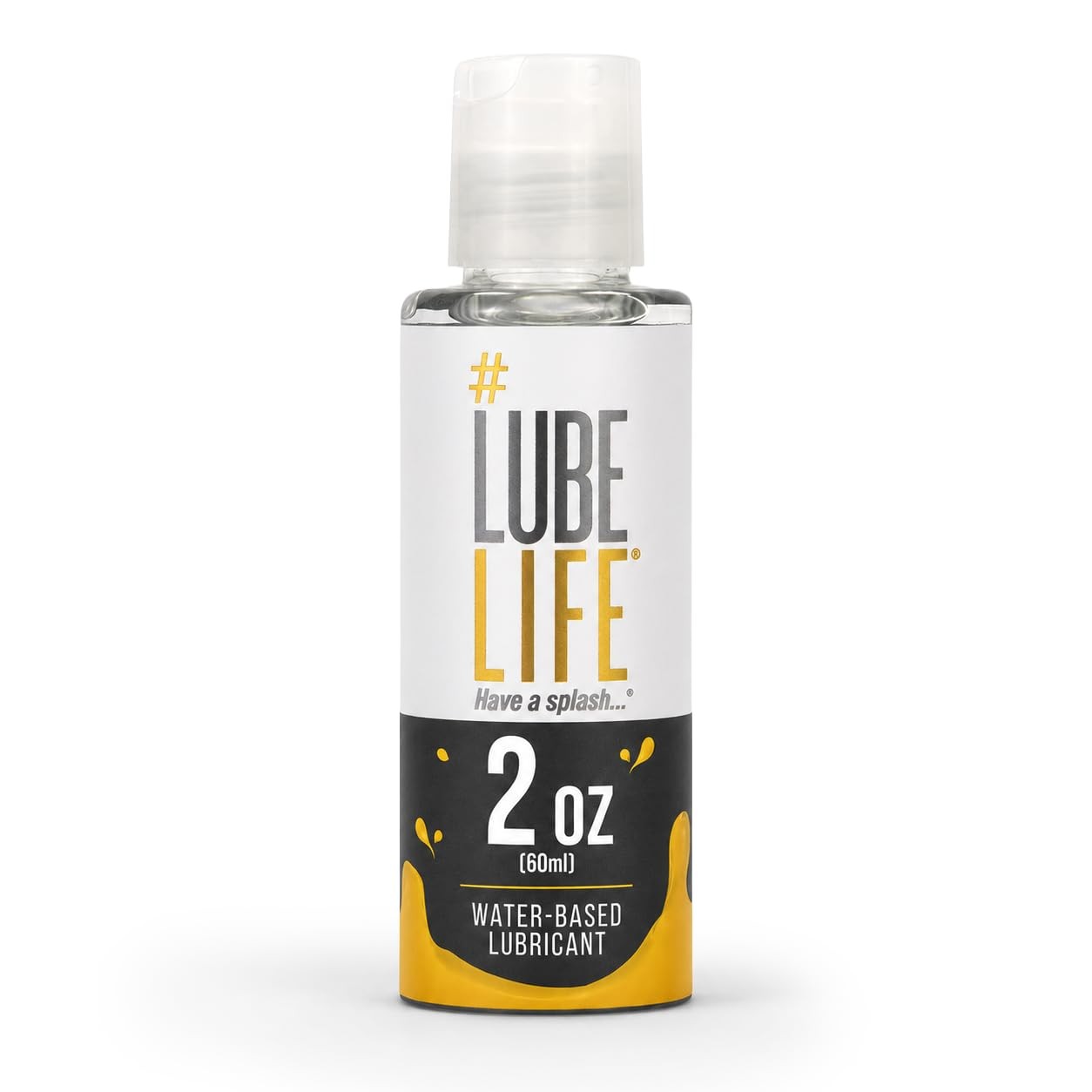 LUBELIFE Water Based Lube Personal Lubricant for Men Women Travel 2 fl oz Water