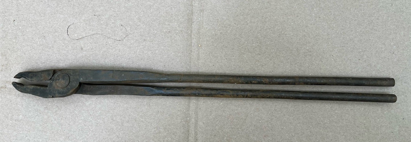 antique blacksmith forging tongs 22\