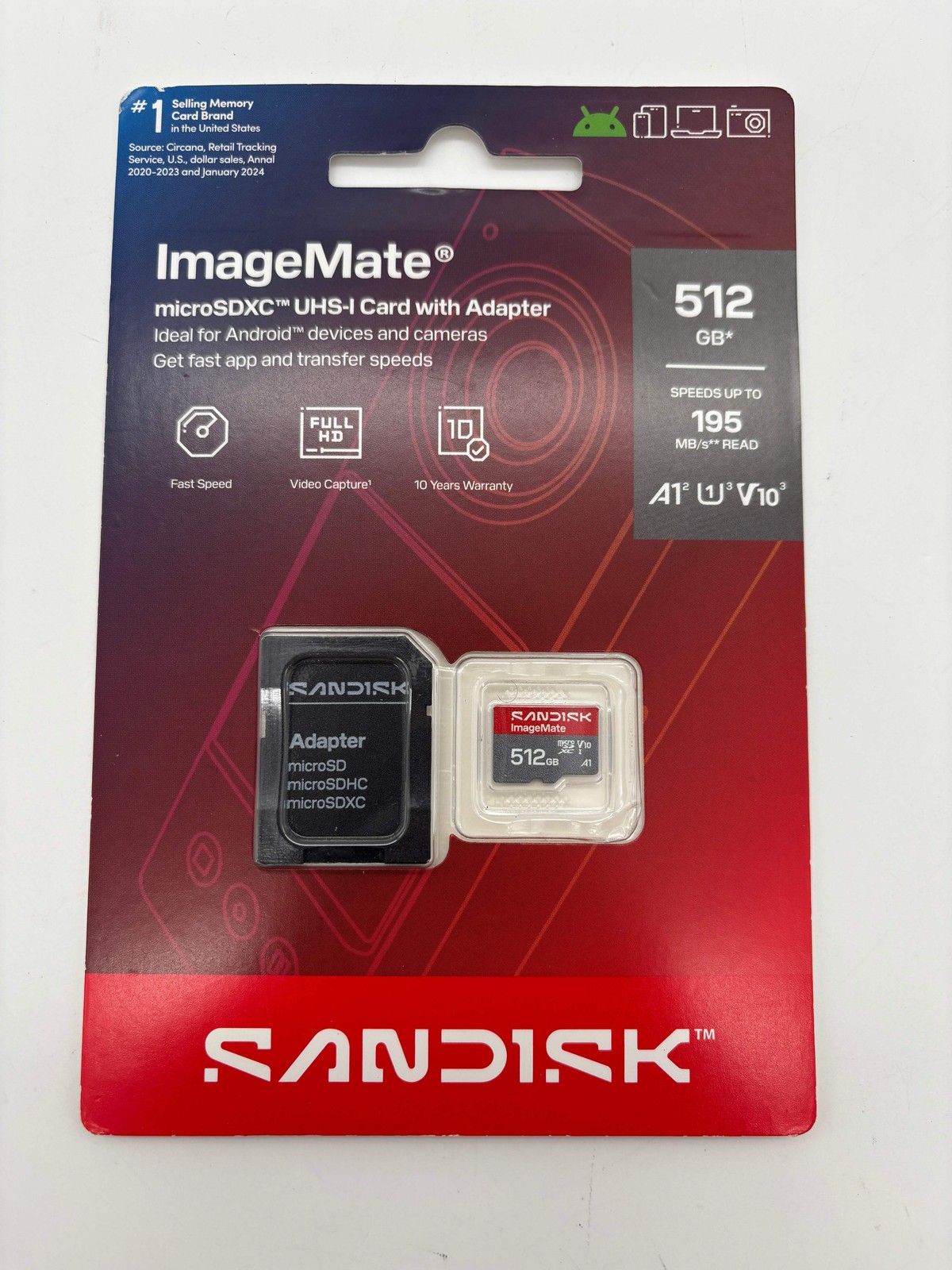 SanDisk ImageMate Portable SSD 512GB Black - New