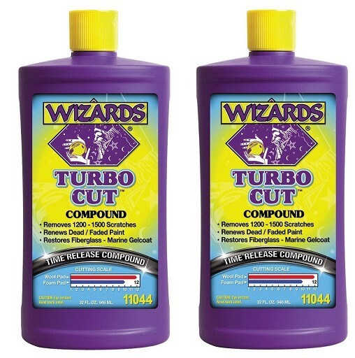 Wizards 11044 Turbo Cut Time Release High Gloss Finish Compound (2 Pack) Wizards 11044 Turbo Cut Time Release High Gloss Finish Compound (2 Pack)