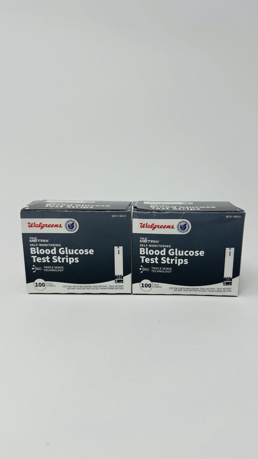 2x Walgreens True Metrix Glucose Test Strips 100ct - Exp. 11/2027+ 