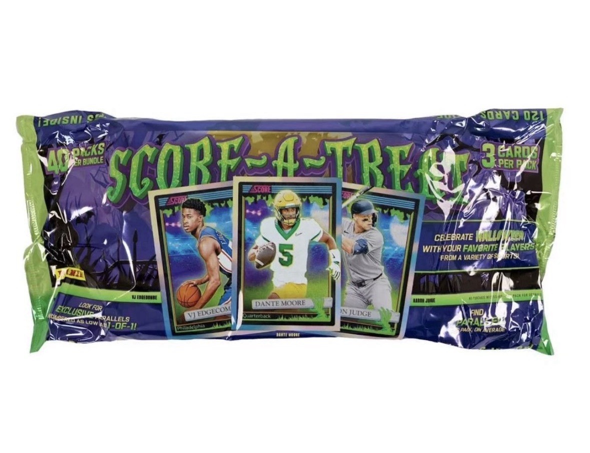 2026 Panini Score-A-Treat Halloween Multi Sports Trading Cards Bundle 40 Packs