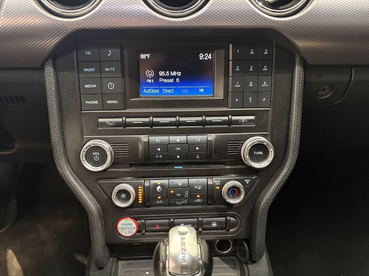Audio Equipment Radio Control Panel Base V6 Fits 15-16 MUSTANG 1173548