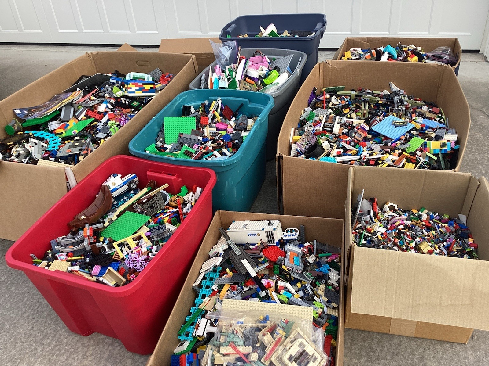 LEGO 10 lbs Pounds Random Parts Pieces Building Plates Blocks Bulk Lots 😀 LOOK