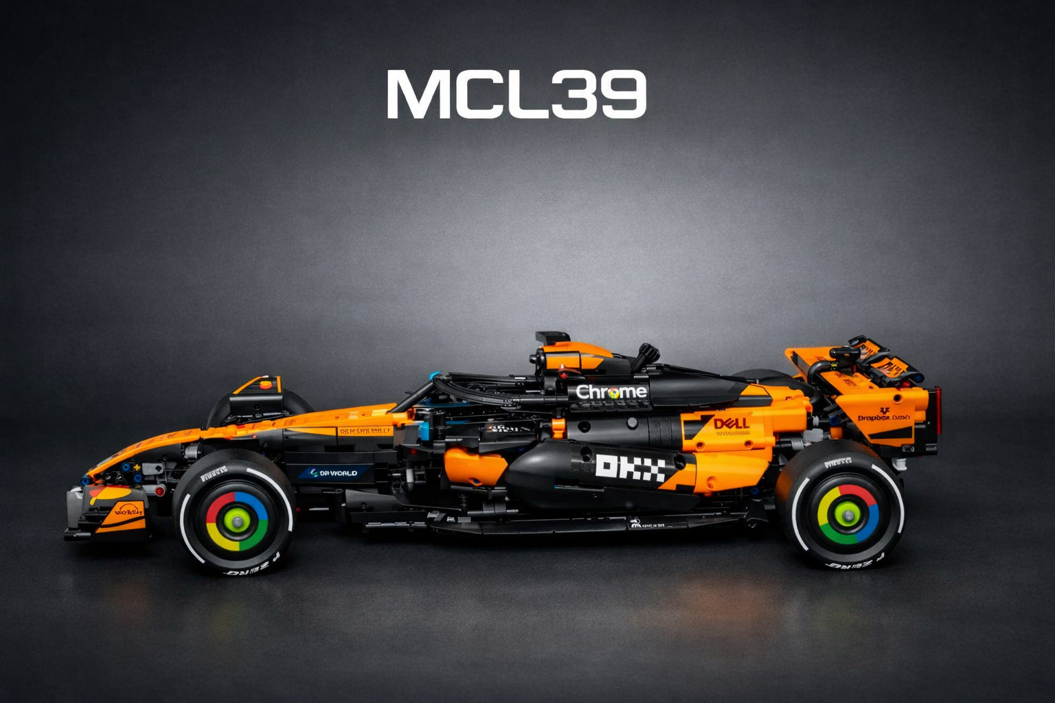 DIY 1:8 McLaren MCL39 F1 Technical Building Set (1675 Pieces)