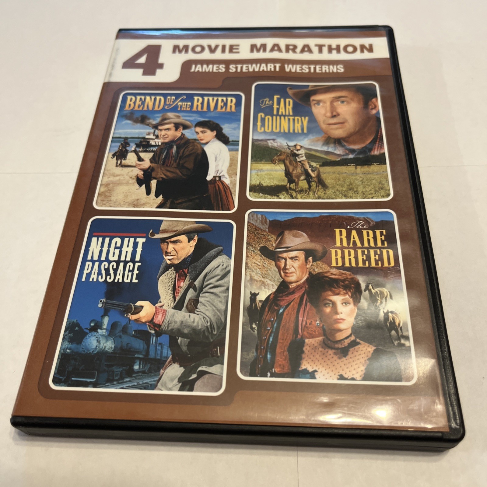 4 James Stewart Movie Marathon DVD