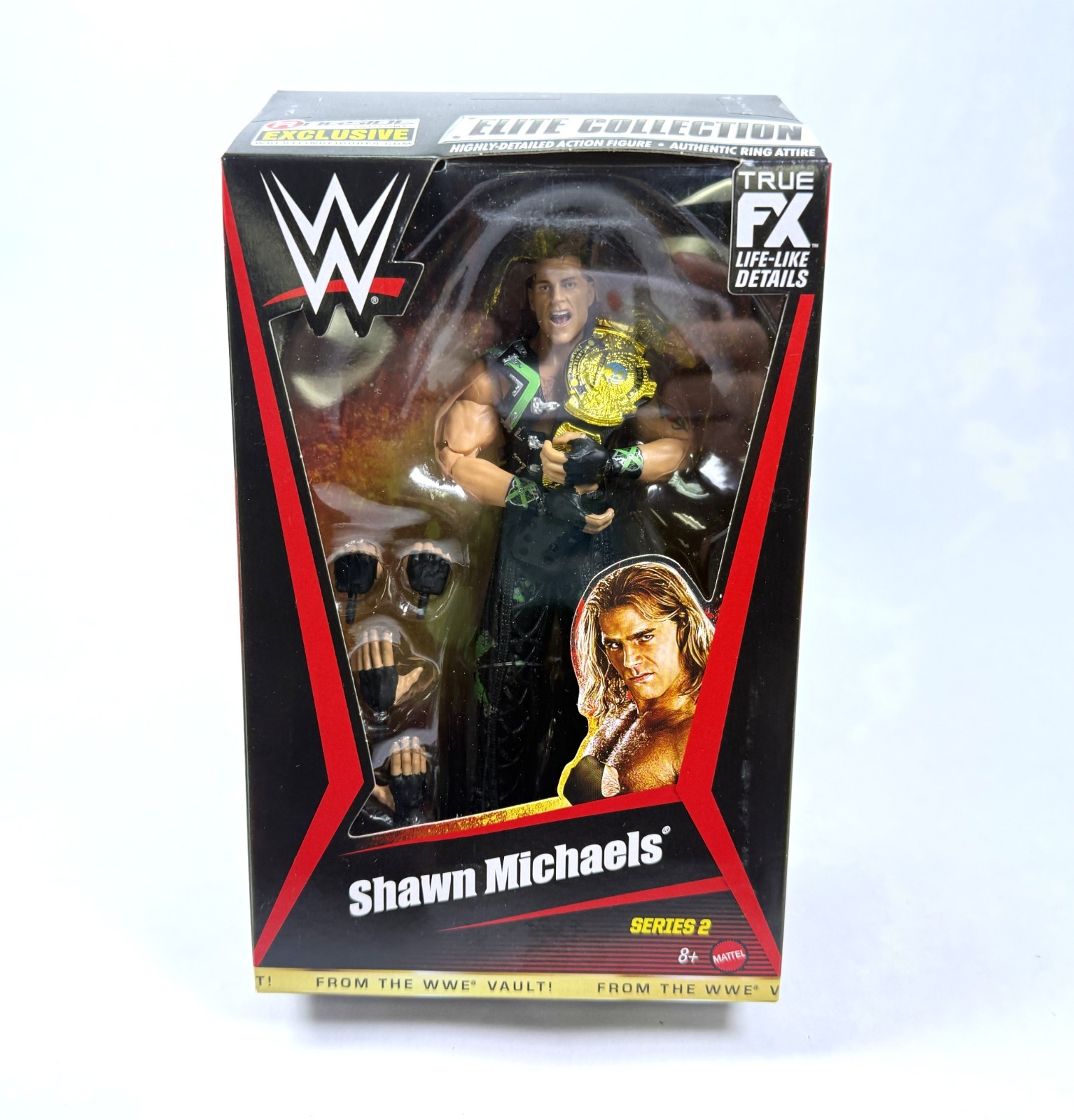 HBK Shawn Michaels WWE Mattel Elite From The Vault Series 2 Figure New Ringside