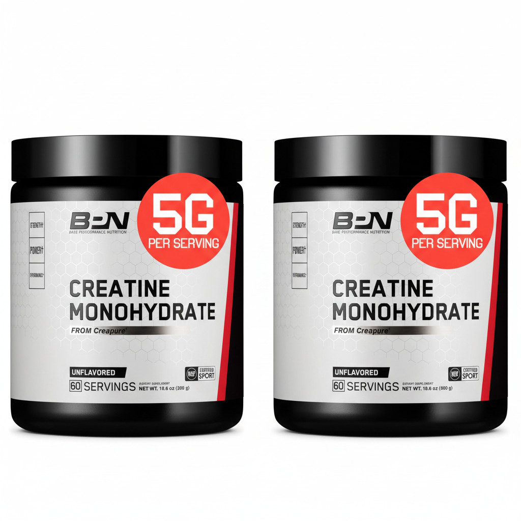 2x 9/26 BARE PERFORMANCE NUTRITION, BPN Pure Creatine Monohydrate Powder by Crea